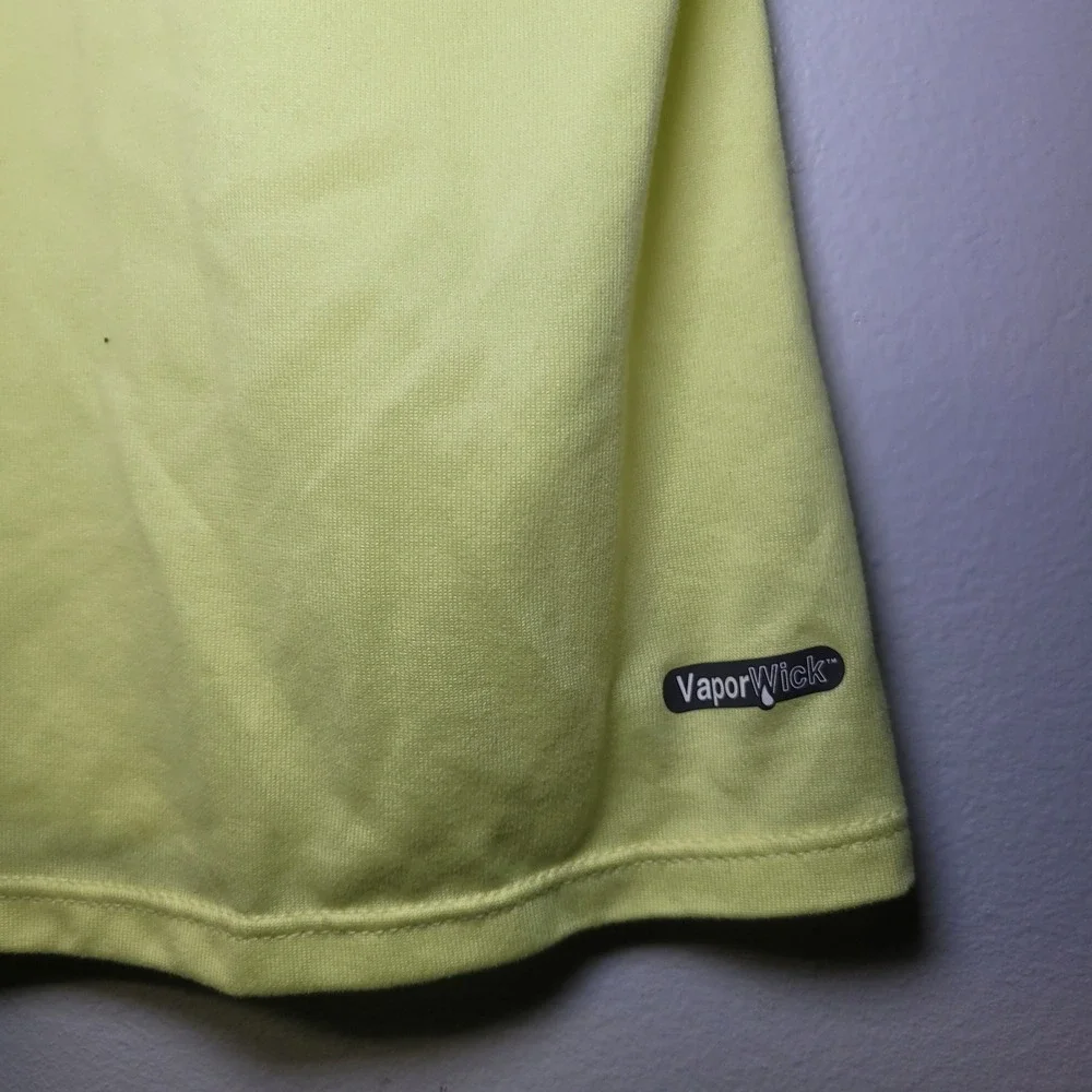 The North Face Womens Small Yellow Short Sleeve Crew Neck Active Tee Shirt - Picture 3 of 6
